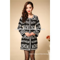 2016 Women's long sleeve coat female ethnic outwear casual embroidery Coat Dress